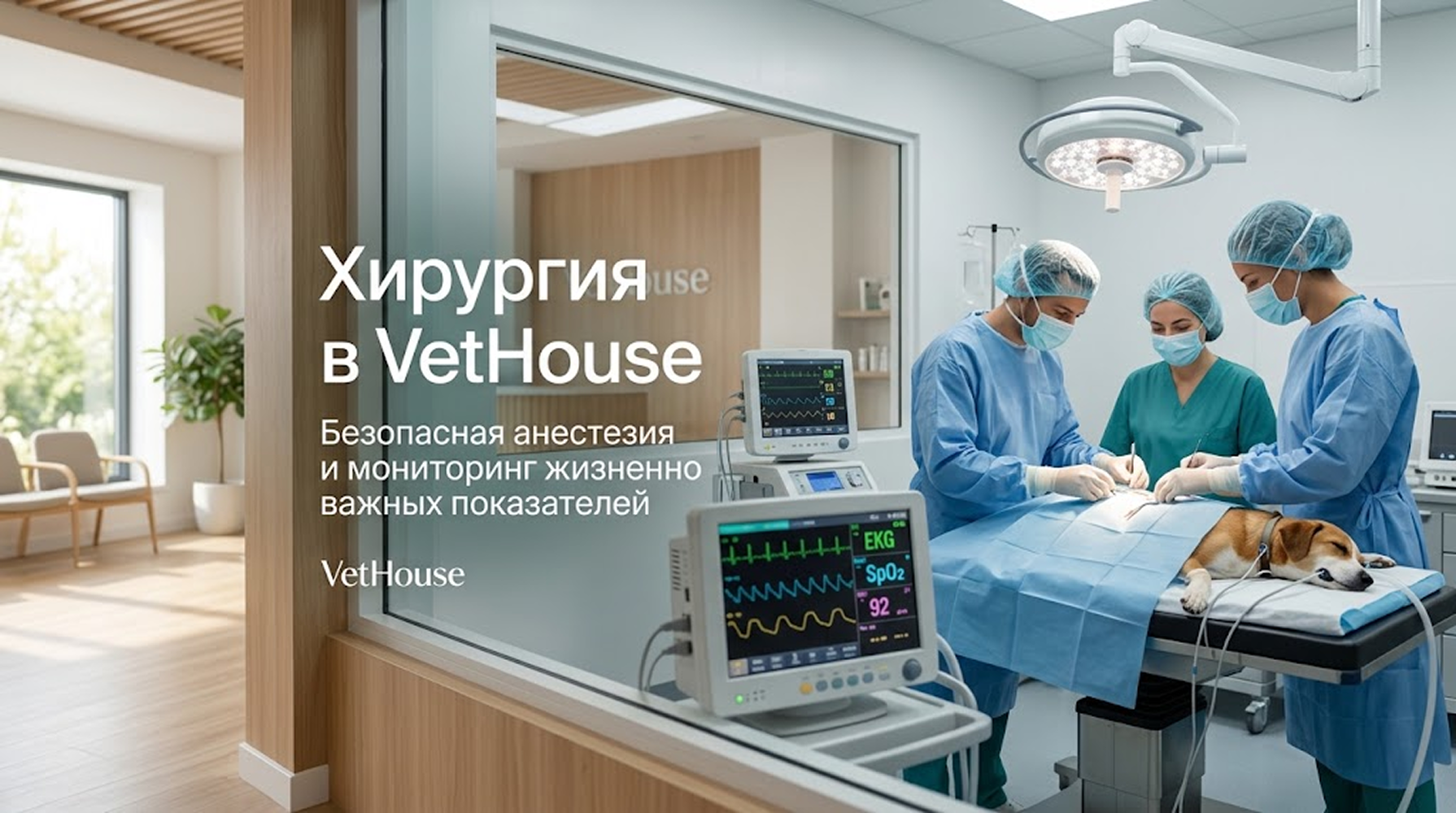 Хирургические услуги в ветеринарной клинике VetHouse